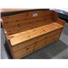 Image 1 : PINE BENCH WITH STORAGE