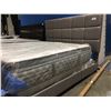 Image 2 : KING SIZE UPHOLSTERED BED FRAME (HEADBOARD/FOOTBOARD & RAILS)