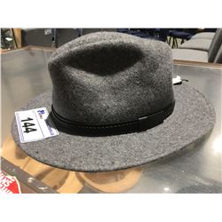TILLEY ENDURABLES GREY WOOL FELT HAT -  SIZE  7 3/8