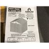 Image 2 : ARROW EZEE SHED 7' X 8' METAL GARDEN SHED - IN BOX