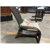 Image 2 : MUSKOKA STYLE PATIO LOUNGE CHAIR WITH BEIGE CUSHIONS