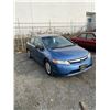 Image 2 : 2008 HONDA CIVIC, 4DRSD, BLUE, GAS, AUTOMATIC, VIN#2HGFA16468H014534, 182,585KMS,