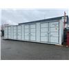 Image 1 : BRAND NEW 40FT STORAGE SHIPPING CONTAINER WITH 4 SIDE DOORS AND 1 REAR DOOR, 9'6" TALL