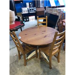 TABLE WITH 3 CHAIRS