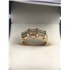 Image 2 : LADIES 14K YELLOW GOLD AND DIAMOND RING