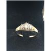Image 2 : LADIES 14K YELLOW GOLD AND DIAMOND RING