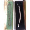 Image 2 : 4 PIECES OF SILVER JEWELRY INCLUDING 2 BRACELETS AND 2 NECKLACES