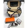 Image 2 : SUNGLASSES CASE WITH GLASSES AND LIGHTERS