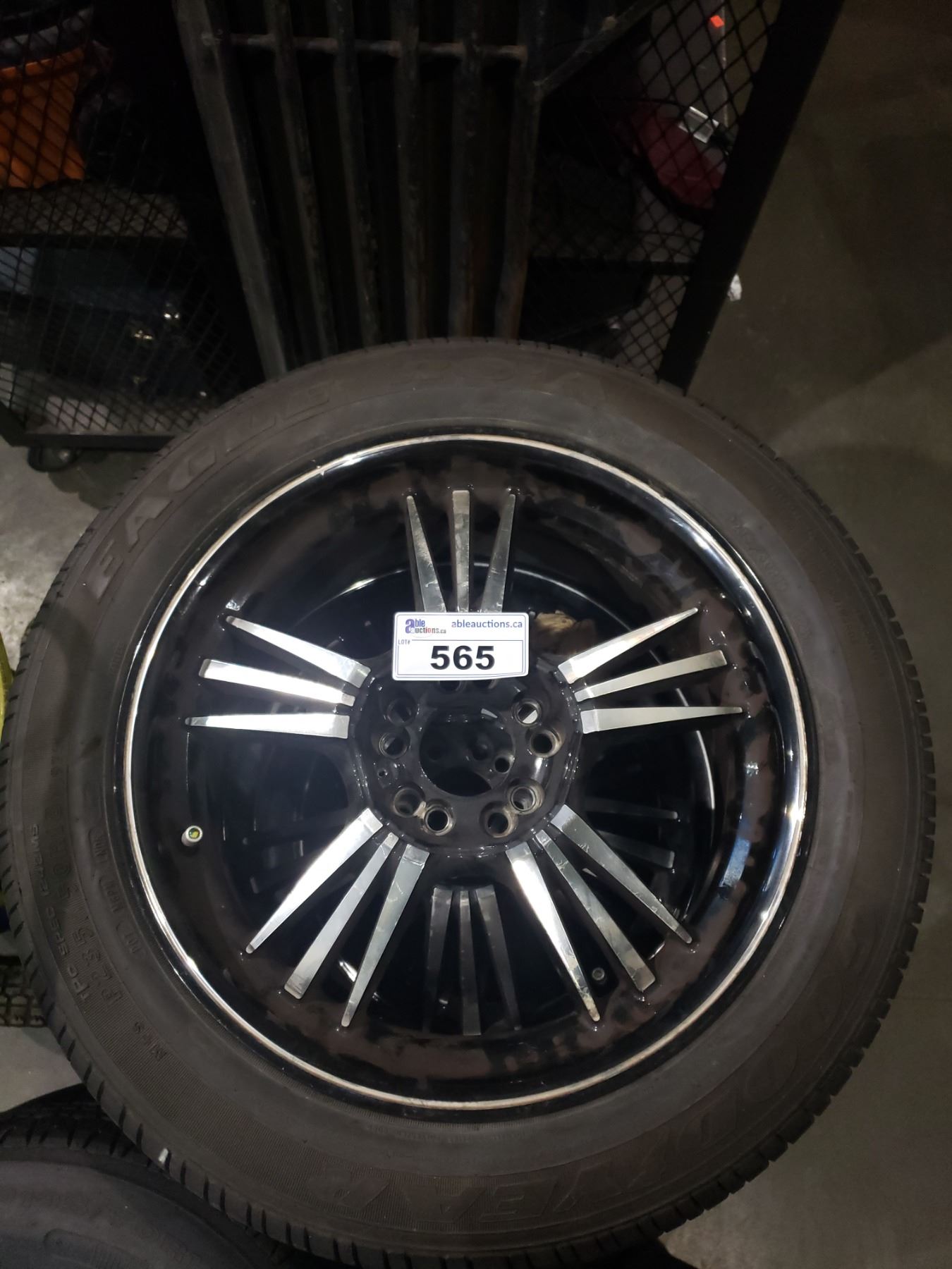 SET OF 4 GOOD YEAR P235/50R18 TIRES ON RIMS