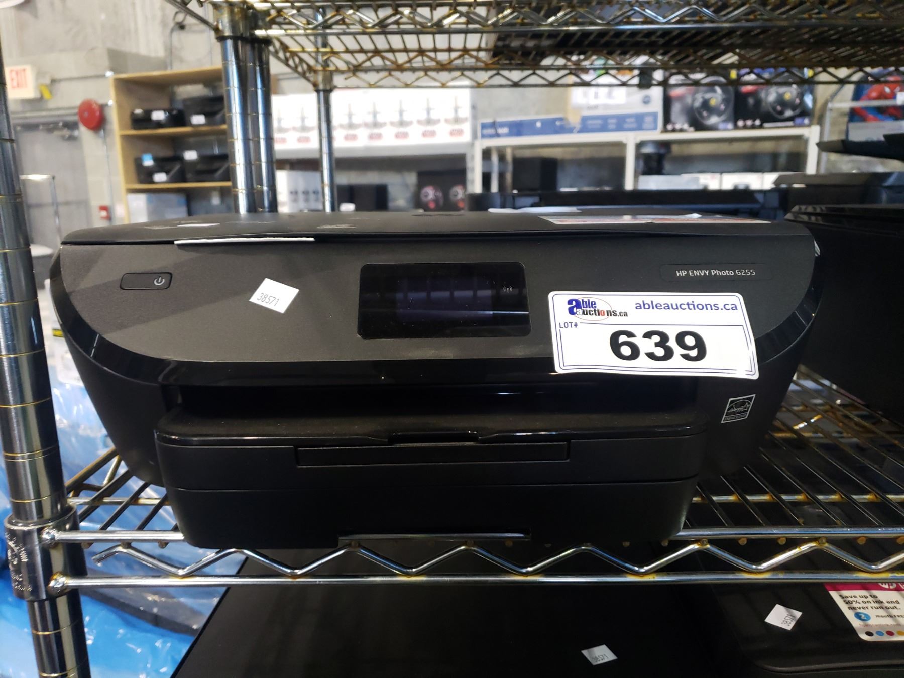 HP ENVY 6255 PRINTER (NO BOX OR ACCESSORIES) - Able Auctions