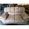 Image 1 : BROWN MICROFIBER LOVESEAT