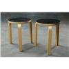 Image 1 : 1 par pallar "No 60" björk Alvar Aalto för Artek H 44