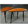 Image 1 : 1 par "Lövbord" teak H 47 L 72