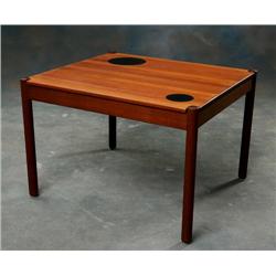 Soffbord teak med vändbar skiva Magnus Olesen för Durup Denmark H 47 67x59