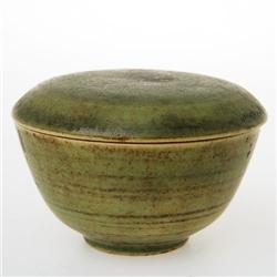 Triller Tobo skål med lock H 7 diameter 11 1950-60-tal