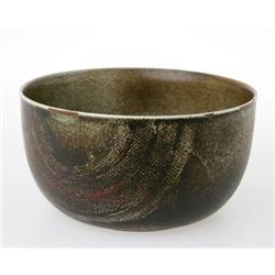 Stig Lindberg Gustavsberg skål 1960-tal H 15 diameter 28