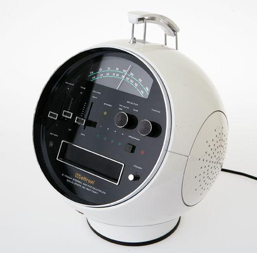Weltron Design Boule Radio 2002 - Vintage À 1970 - Japon - Défecteux pour