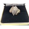Image 1 : LADIES 10K WHITE & YELLOW GOLD RING CONTAINING 80 DIAMONDS - APPRAISED VALUE $6235.00