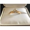 Image 1 : LADIES 14K / 18K WHITE & YELLOW GOLD RING DIAMOND SOLITAIRE - APPRAISED VALUE $3110.00