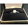 Image 1 : LADIES 10K  WHITE  GOLD RING DIAMOND SOLITAIRE - APPRAISED VALUE $2522.00