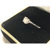Image 2 : LADIES 10K  WHITE  GOLD RING DIAMOND SOLITAIRE - APPRAISED VALUE $2522.00