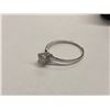 Image 4 : LADIES 10K  WHITE  GOLD RING DIAMOND SOLITAIRE - APPRAISED VALUE $2522.00