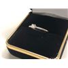 Image 2 : LADIES 10K  WHITE GOLD DIAMOND RING SOLITAIRE  - APPRAISED VALUE $1900.00