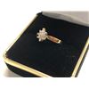 Image 2 : LADIES 10K  WHITE & YELLOW GOLD 10 DIAMOND RING   - APPRAISED VALUE $1305.00