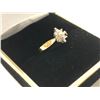 Image 3 : LADIES 10K  WHITE & YELLOW GOLD 10 DIAMOND RING   - APPRAISED VALUE $1305.00