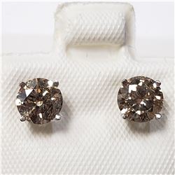 14K  DIAMOND (1.05CT) EARRINGS