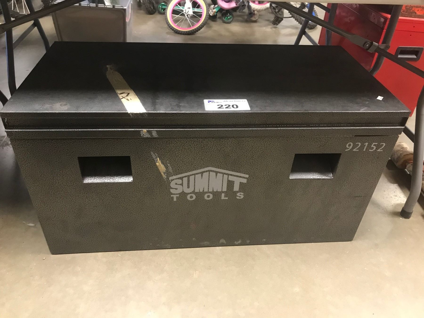 SUMMIT TOOLS TOOL BOX & CONTENTS