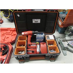 TOOL CASE, MILWAUKEE DRILL, MILWAUKEE CHARGER & BATTERIES