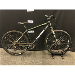 BLACK KONA CINDER CONE 9 SPEED FRONT SUSPENSION MOUNTAIN BIKE WITH FRONT AND REAR HYDRAULIC DISC