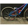 Image 2 : BLUE AND ORANGE BULLS SHARPTAIL 27 SPEED FRONT SUSPENSION MOUNTAIN BIKE WITH FRONT AND REAR