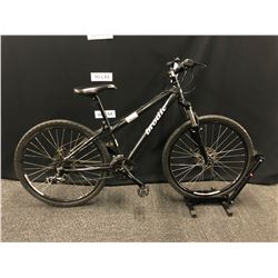 BLACK BRODIE FORCE 24 SPEED FRONT SUSPENSION MOUNTAIN BIKE WITH FRONT AND REAR DISC BRAKES
