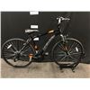 Image 1 : BLACK NAKAMURA ROYAL 18 SPEED FRONT SUSPENSION HYBRID TRAIL BIKE, LARGE FRAME SIZE