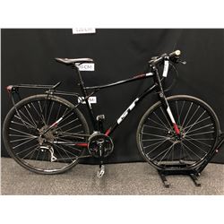 BLACK GT VIRAGE 24 SPEED TRAIL BIKE WITH FRONT AND REAR DISC BRAKES, LARGE FRAME SIZE