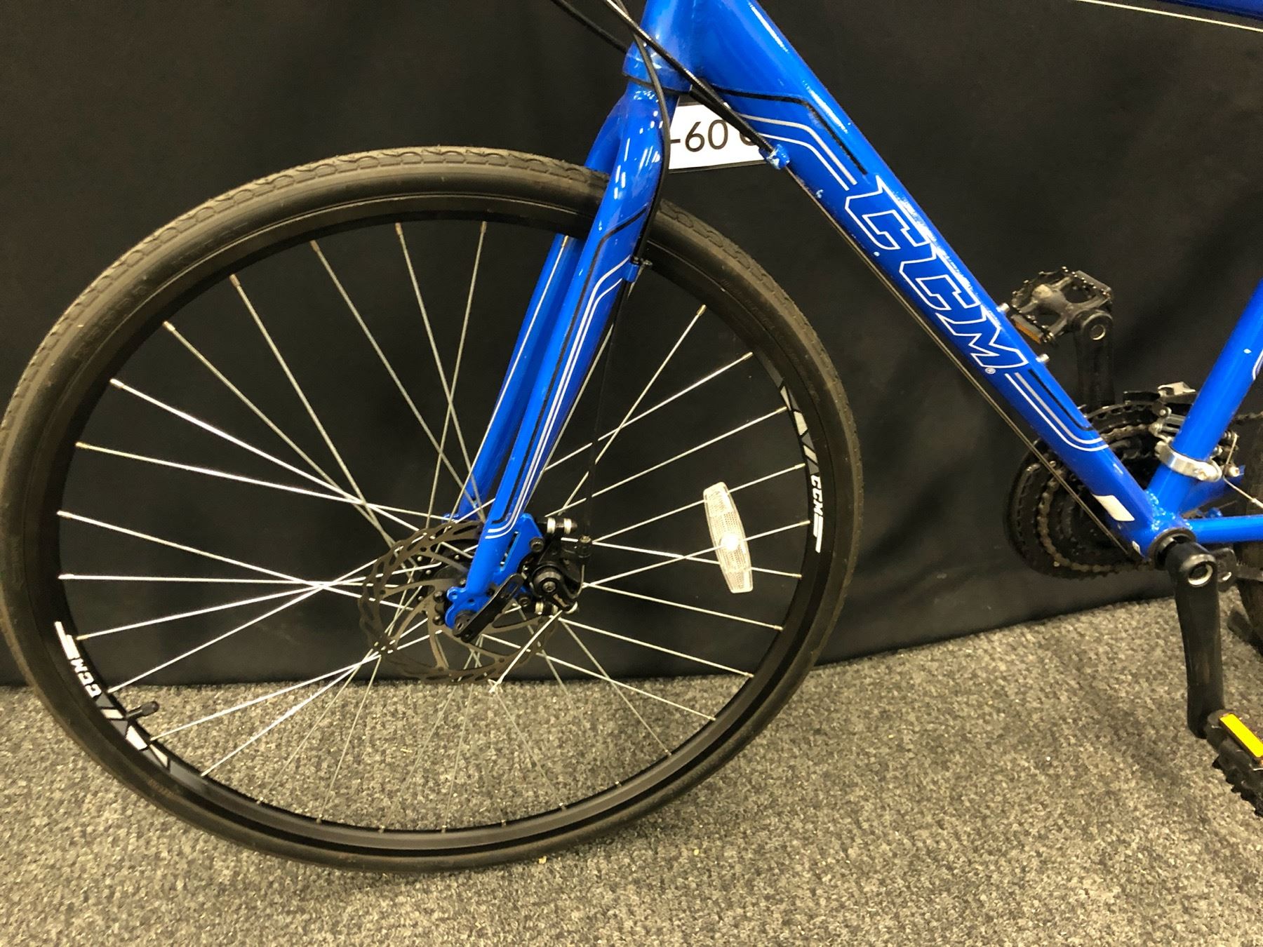 Ckm Vector BLUE CCM VECTOR 21 SPEED HYBRID TRAIL BIKE WITH FRONT AND REAR DISC ...
