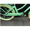 Image 7 : LIGHT GREEN MOTORINO 7 SPEED ELECTRIC ASSIST CRUISER BIKE WITH FRONT AND REAR DISC BRAKES, NO