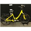 Image 1 : YELLOW TAOTAOBIKES CLASSIC 7 SPEED ELECTRIC ASSIST CRUISER BIKE, NO BATTERY, NO CHARGER, NO KEY,