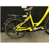 Image 2 : YELLOW TAOTAOBIKES CLASSIC 7 SPEED ELECTRIC ASSIST CRUISER BIKE, NO BATTERY, NO CHARGER, NO KEY,