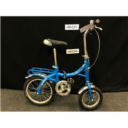 BLUE BODYLINE SINGLE SPEED FOLDING BIKE