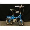 Image 1 : BLUE BODYLINE SINGLE SPEED FOLDING BIKE