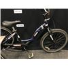 Image 2 : BLUE AND BLACK NO NAME CRUISER TRICYCLE, FRONT HAND BRAKE AND REAR PEDAL BRAKE, GEARS/SHIFTERS NOT