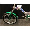 Image 8 : GREEN AND GREY DMO PHONAK 6 SPEED FULL SUSPENSION FOLDING BIKE, FRONT BRAKE NEEDS ADJUSTMENT