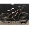 Image 1 : BLACK AND RED KONA LANAI 24 SPEED FRONT SUSPENSION MOUNTAIN BIKE WITH FRONT AND REAR DISC BRAKES