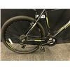 Image 2 : BLACK AND GREEN DIADORA NOUARA 21 SPEED FRONT SUSPENSION MOUNTAIN BIKE, XL FRAME SIZE