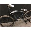 Image 8 : BLACK TORNADO SINGLE SPEED CRUISER BIKE, PEDAL BRAKE ONLY, MAY NEED NEW SEAT POST