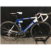 Image 1 : BLUE AND WHITE CERVELO SOLOIST 20 SPEED ROAD BIKE, 56 CM FRAME SIZE