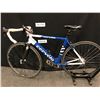 Image 7 : BLUE AND WHITE CERVELO SOLOIST 20 SPEED ROAD BIKE, 56 CM FRAME SIZE